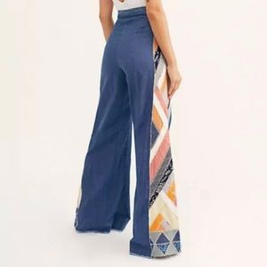 Free People Wide leg pants